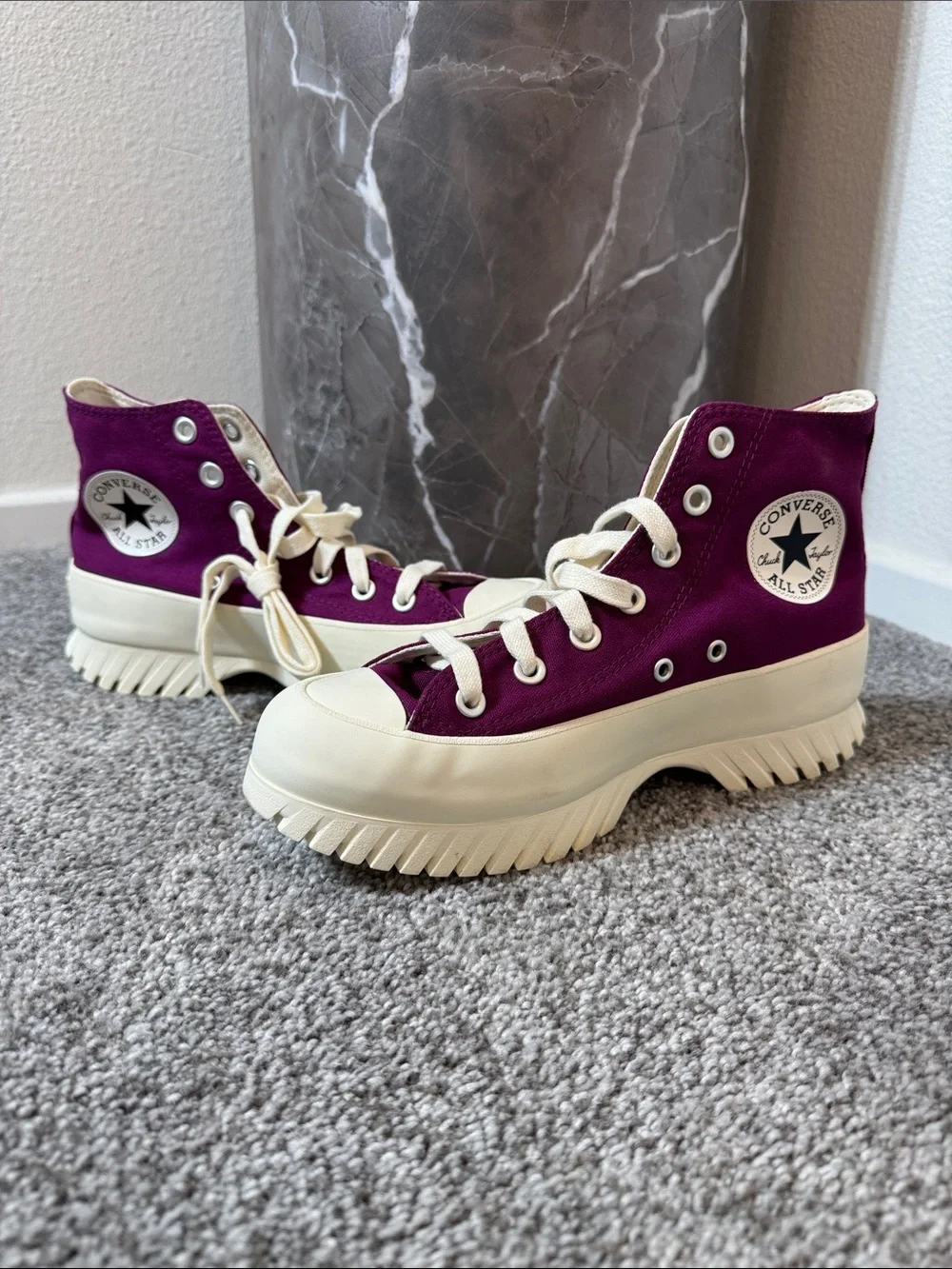 converse ctas lugged 2.0 hi mystic orchid black egret m4.5/W6.5 - Picture 5 of 12